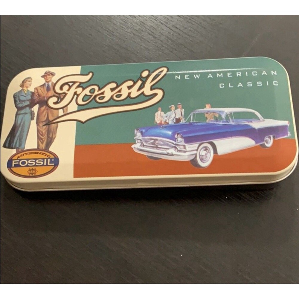 Fossil New American classic tin box